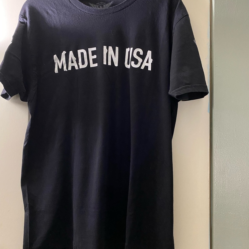 Black 'Made in USA' Short Sleeve Tee Holsters
